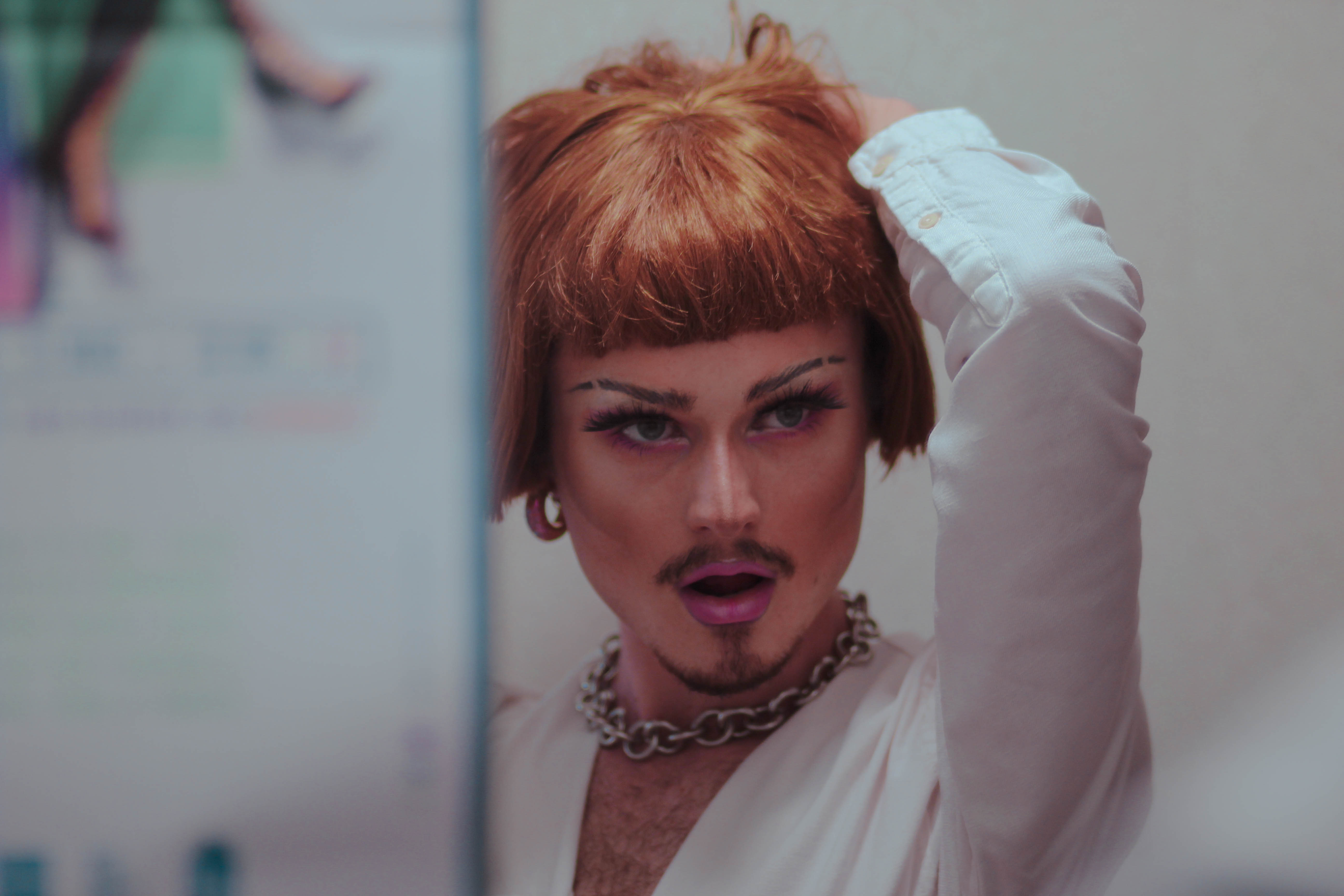 Marilyn Monoï ©Romain – Maquillage drag